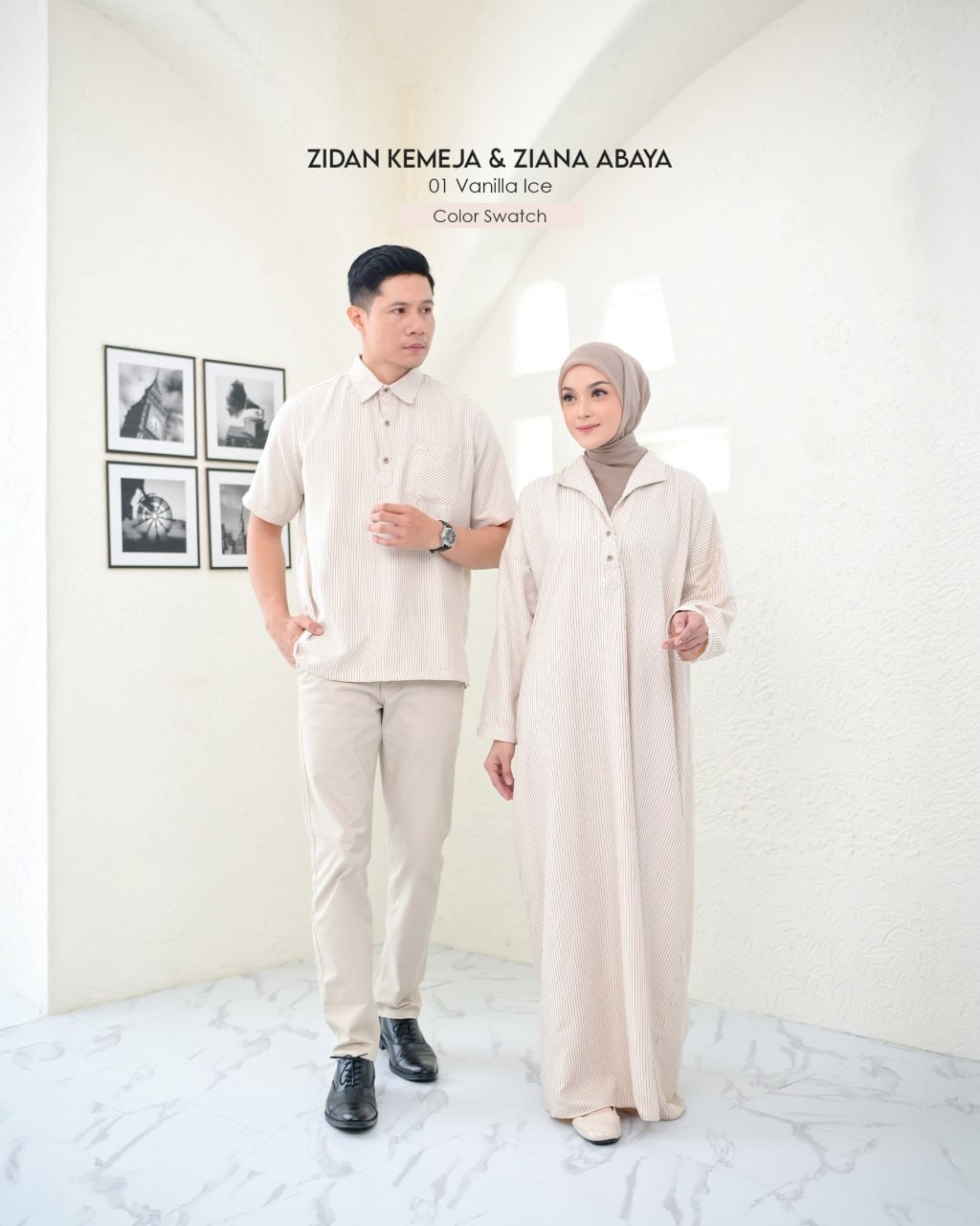 Ziana Abaya & Zidan Kemeja Couple