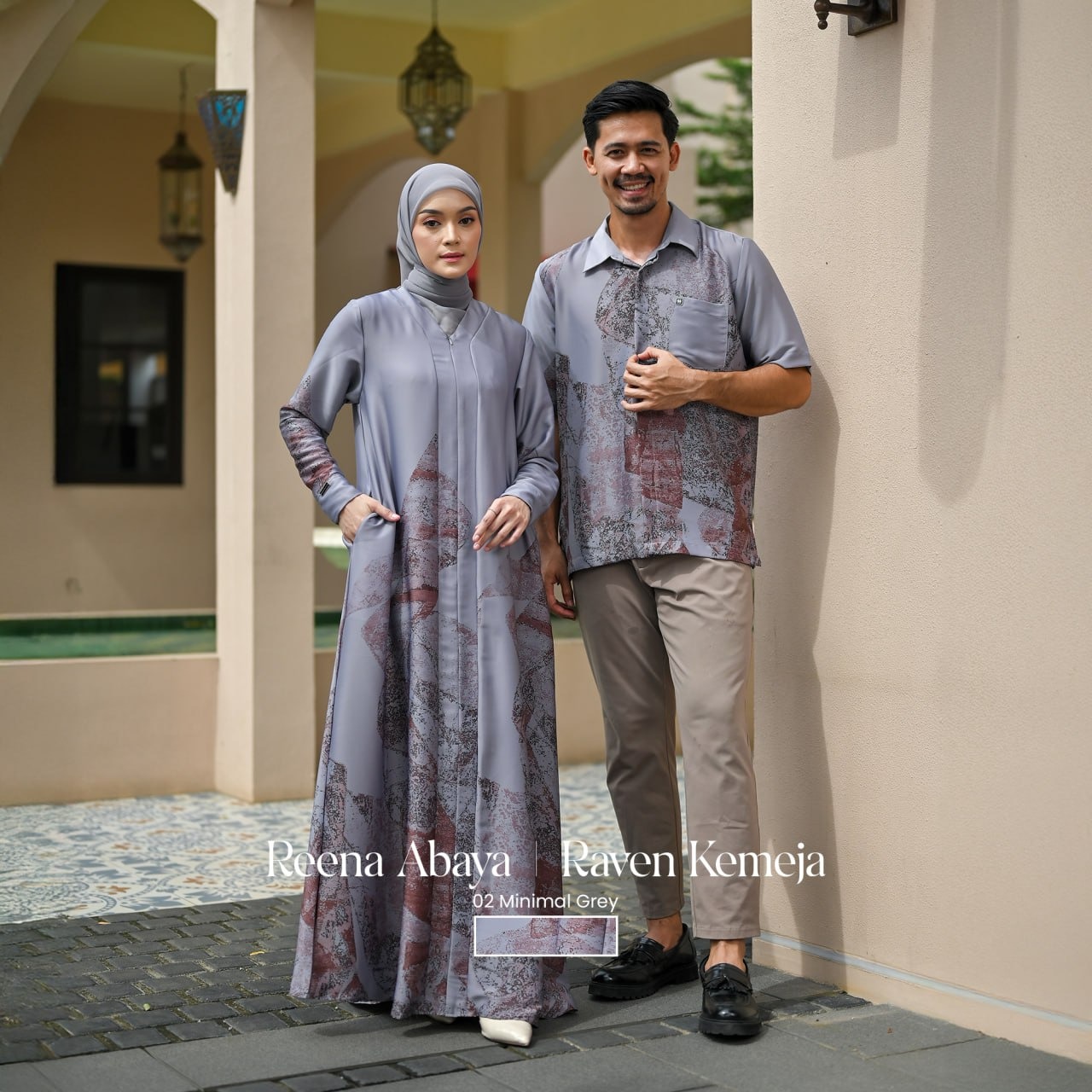 Reena Abaya & Raven Kemeja Couple