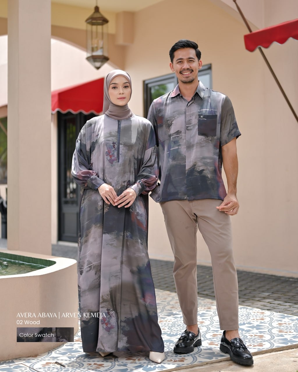 Avera Abaya & Arven Kemeja Couple