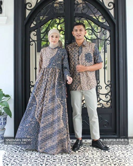 Image of Nishwara Dress & Maheer Kemeja Couple