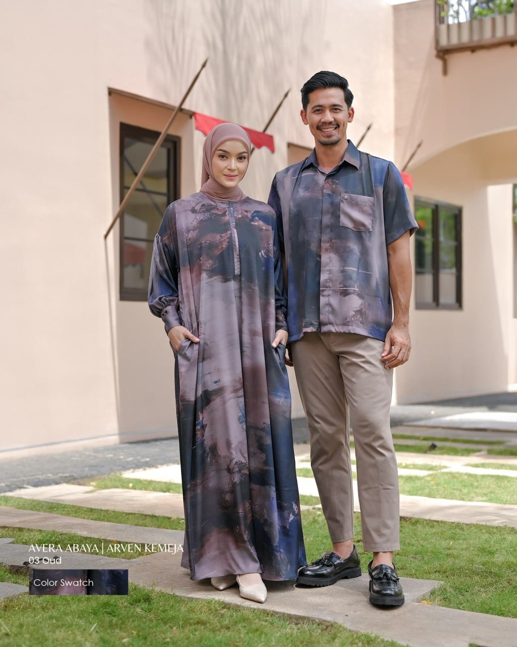 Avera Abaya & Arven Kemeja Couple