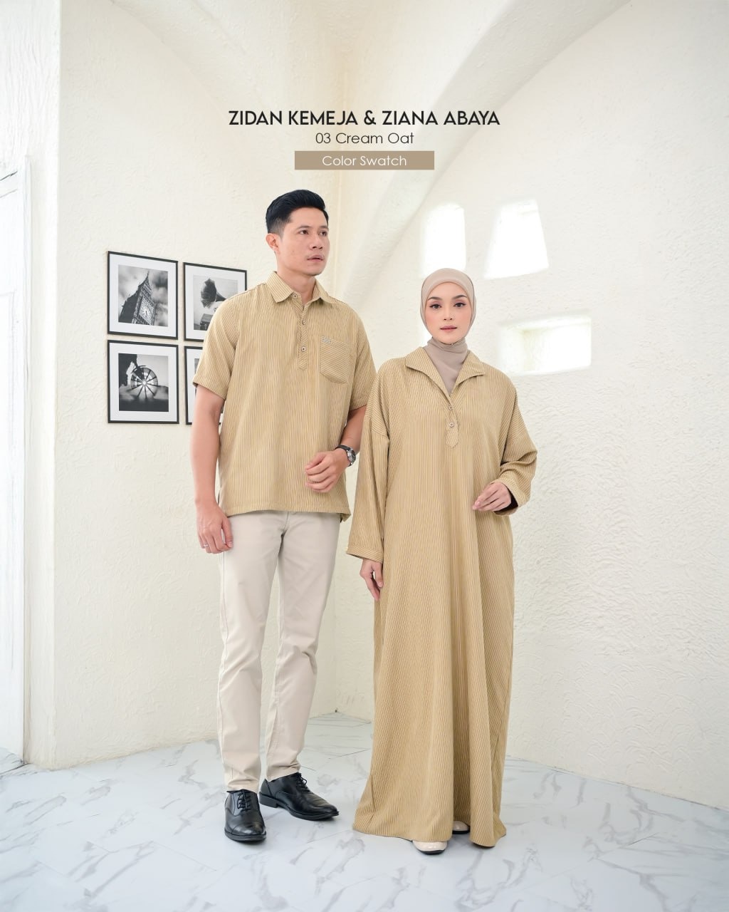 Ziana Abaya & Zidan Kemeja Couple