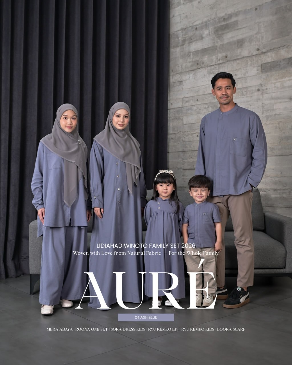 Aure Family Series 04 Ash Blue (Sarimbit LH 2026)