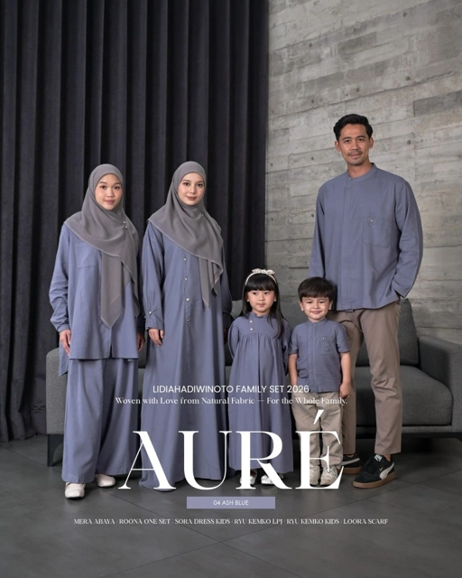 Image of Aure Family Series 04 Ash Blue (Sarimbit LH 2026)