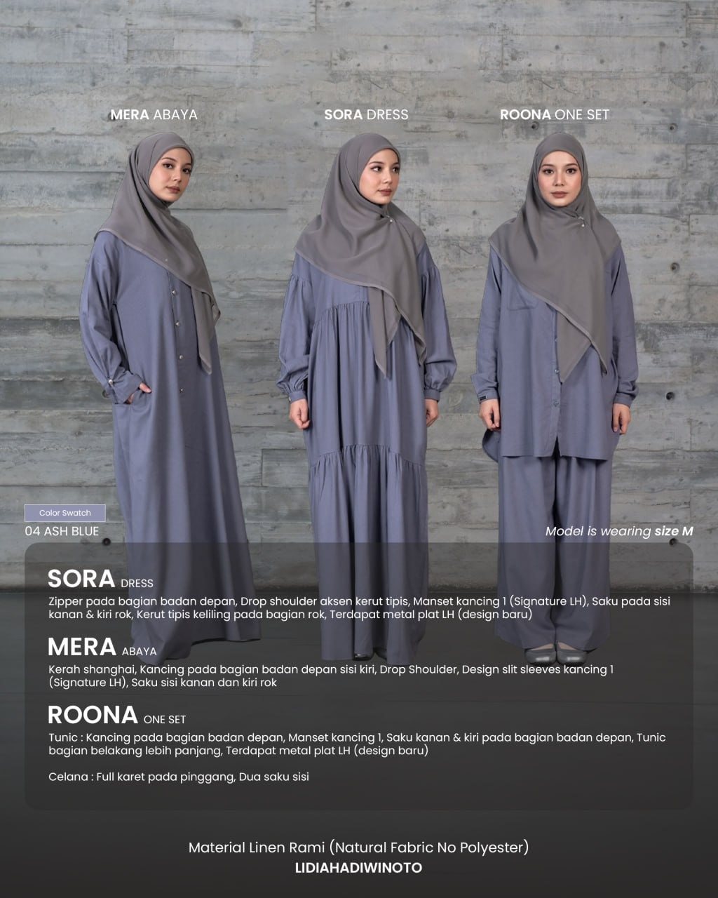 Aure Family Series 04 Ash Blue (Sarimbit LH 2026)