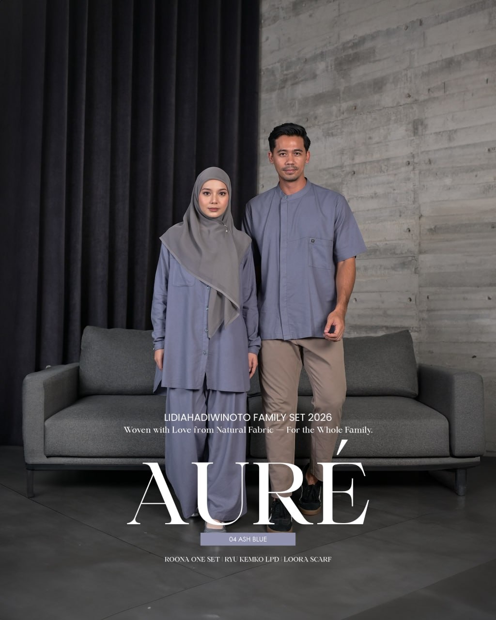 Aure Family Series 04 Ash Blue (Sarimbit LH 2026)
