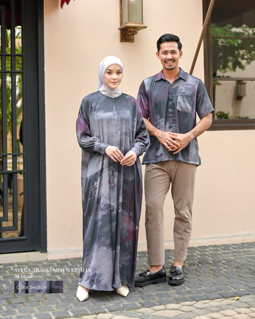 Avera Abaya & Arven Kemeja Couple