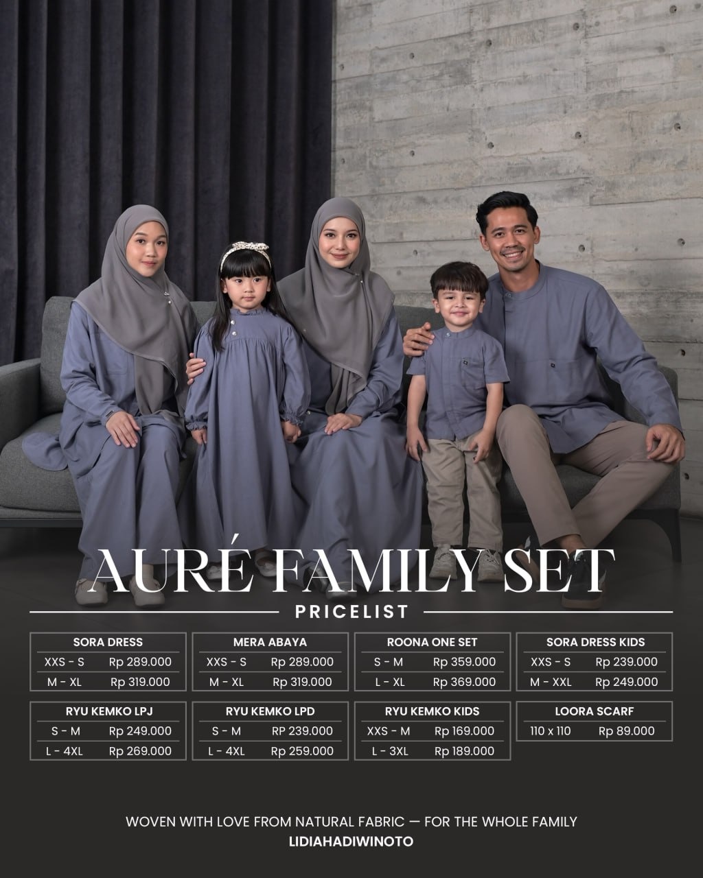 Aure Family Series 04 Ash Blue (Sarimbit LH 2026)