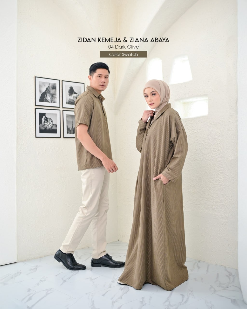 Ziana Abaya & Zidan Kemeja Couple
