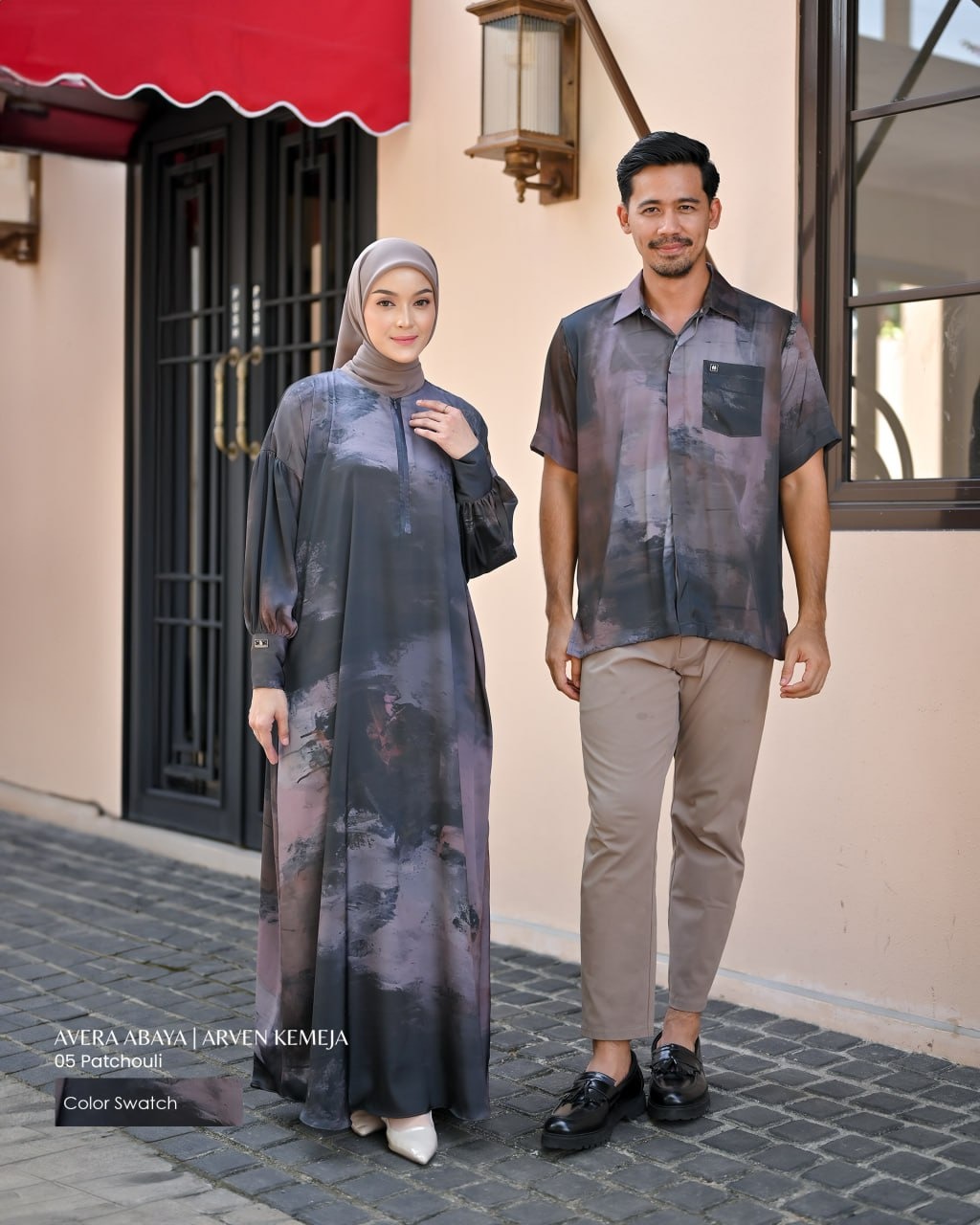 Avera Abaya & Arven Kemeja Couple
