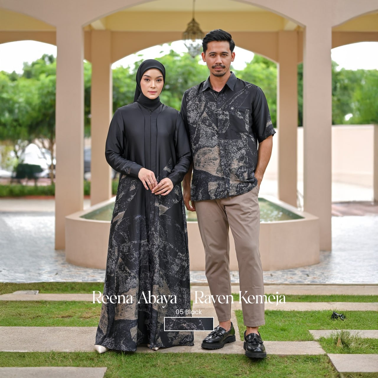 Reena Abaya & Raven Kemeja Couple