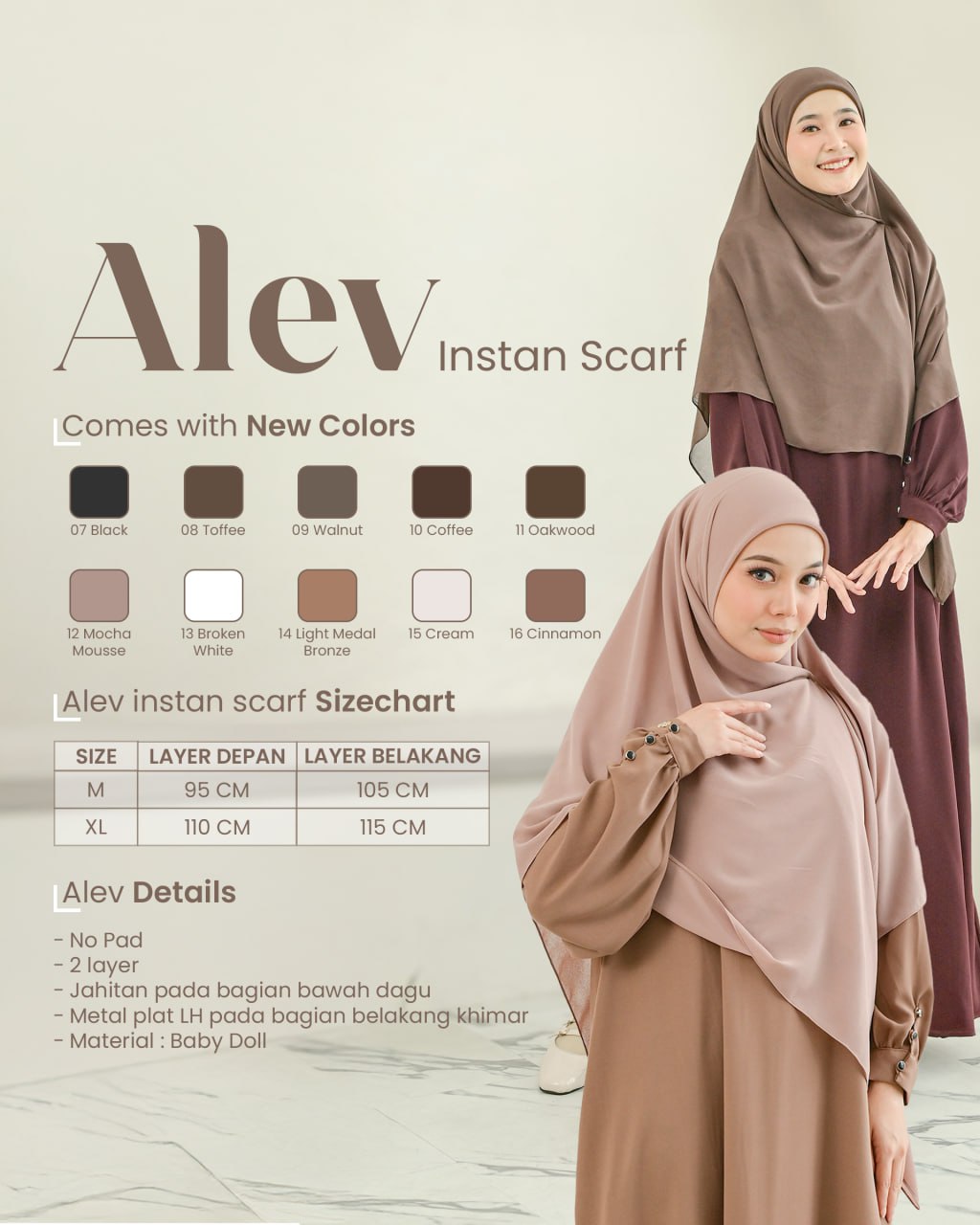 ALEV INSTAN SCARF (KODE 06-16)
