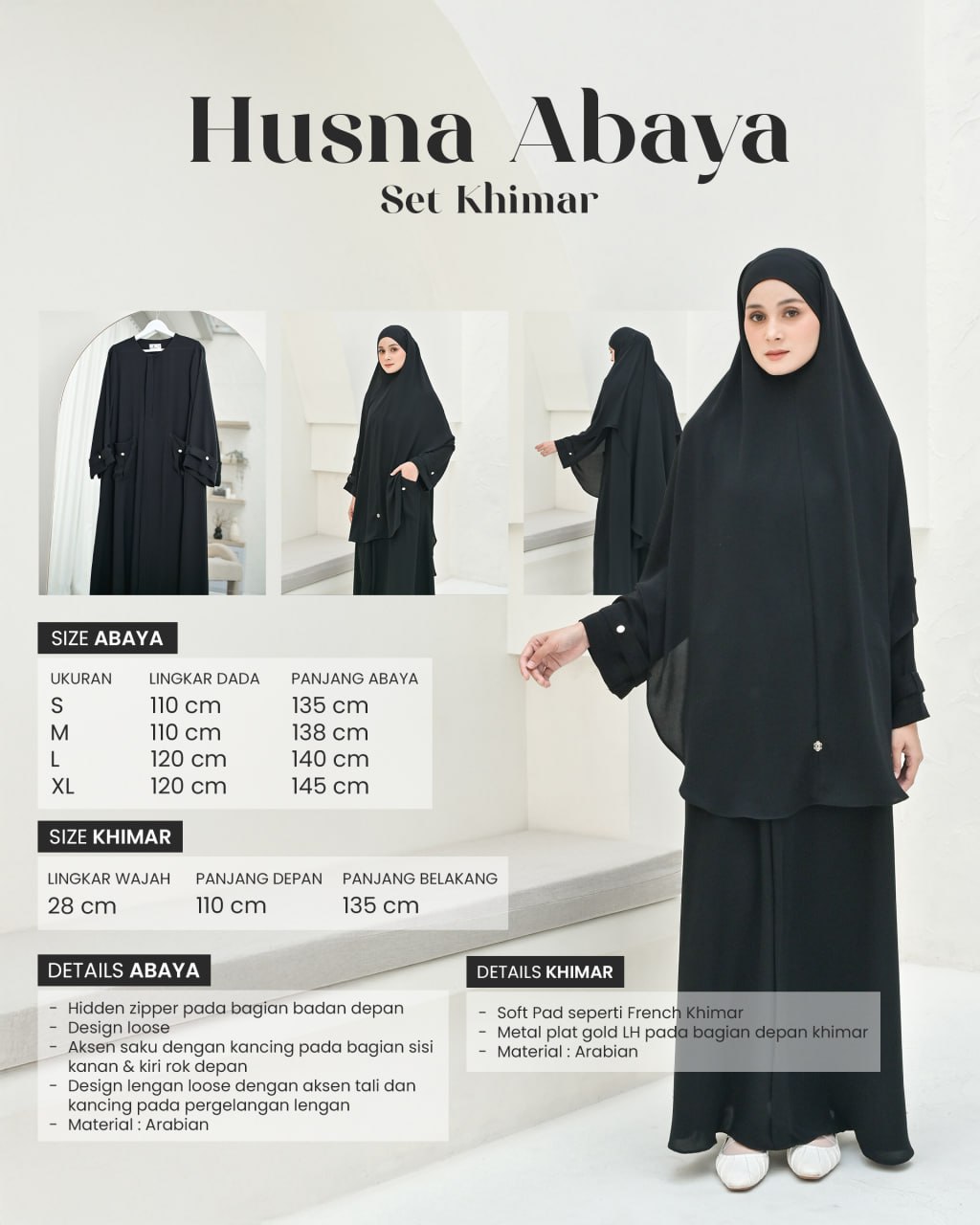HUSNA ABAYA & KHIMAR