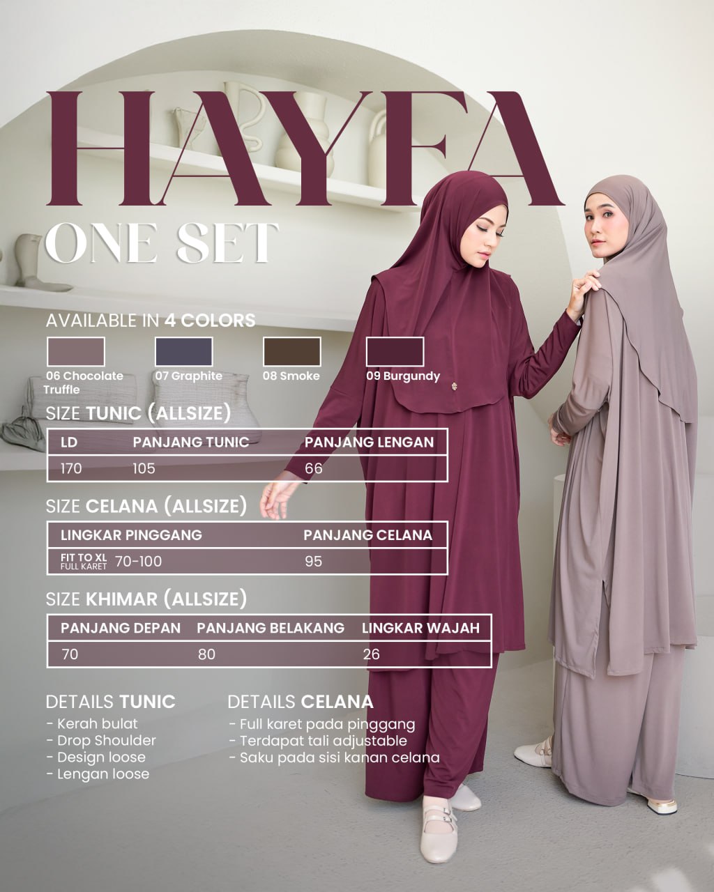 HAYFA ONE SET (KODE 06-09)