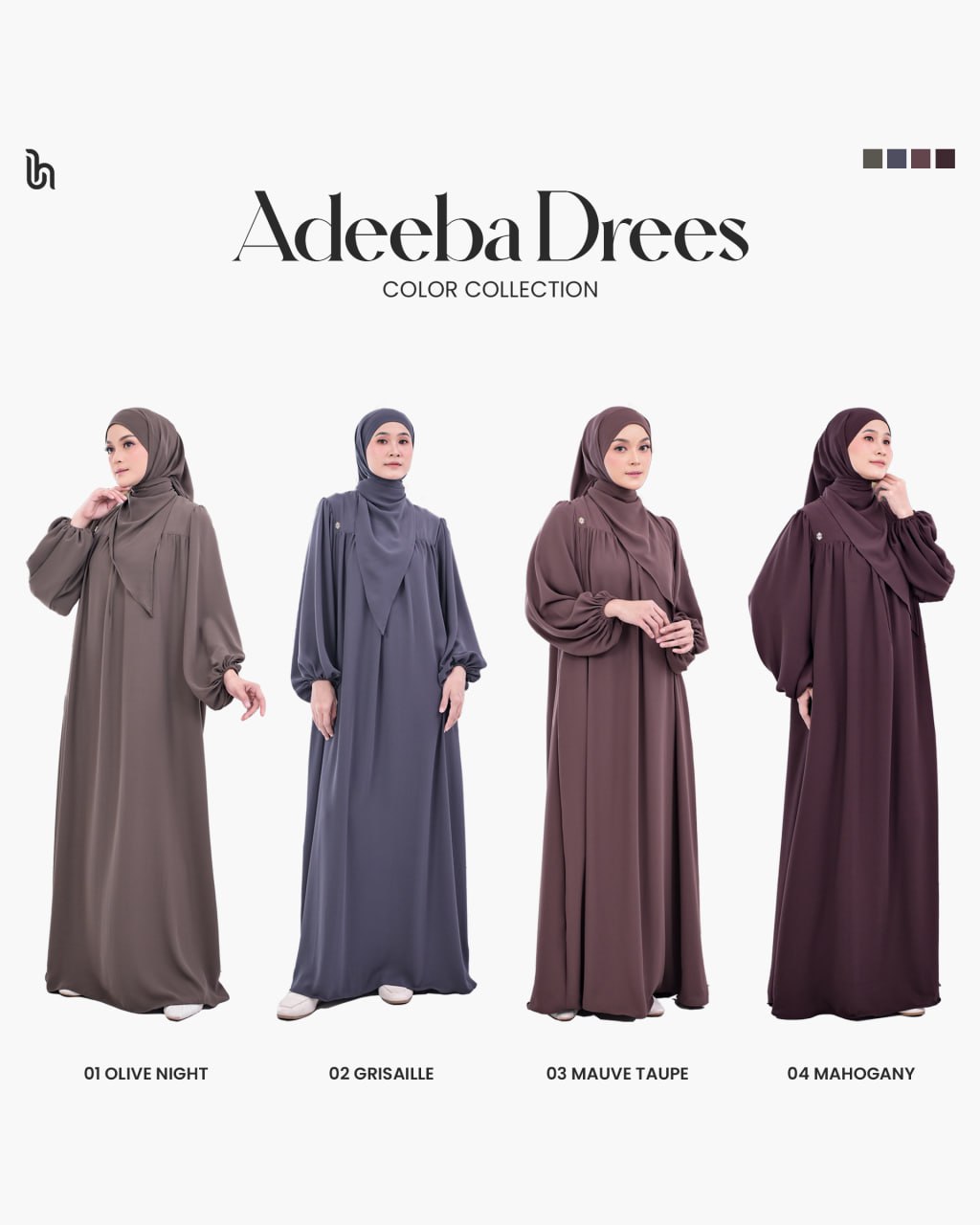 Adeeba 2 ADEEBA DRESS - lidiahadiwinoto official store, brand fashion muslimah ...