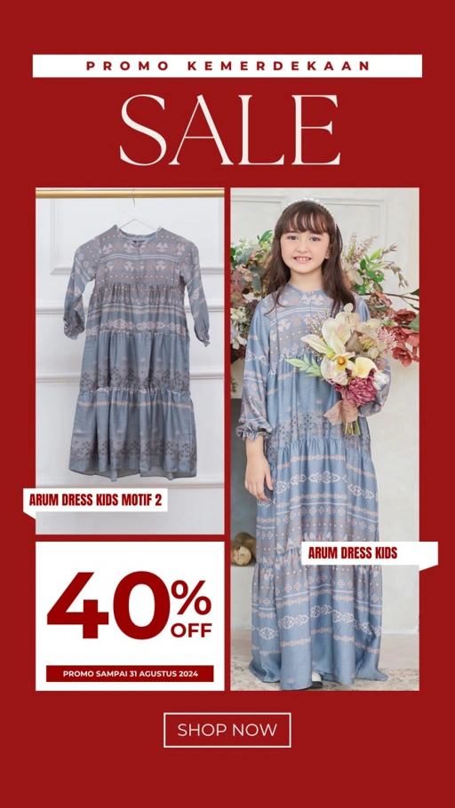 Image of Arum Dress Kids Motif 2