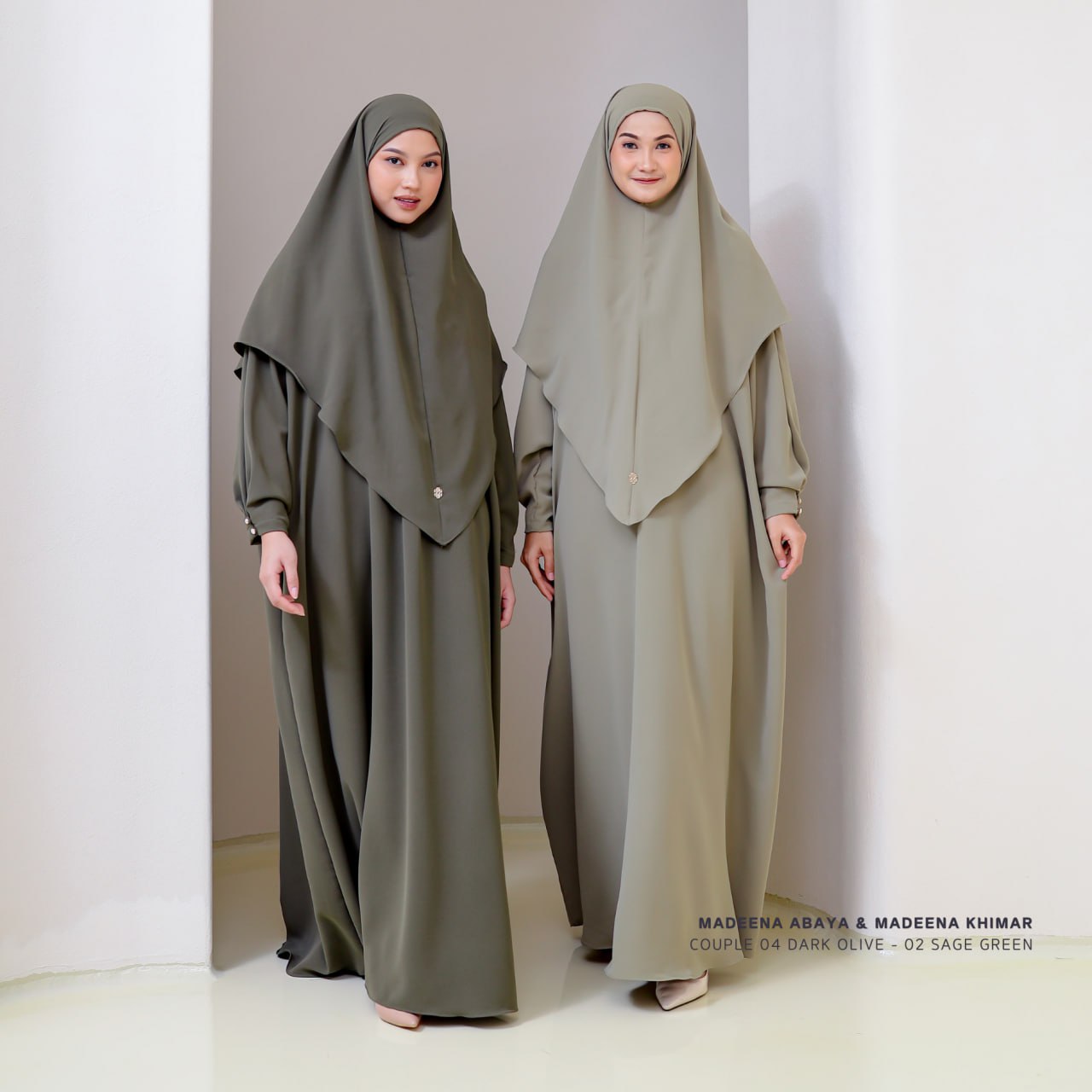 MADEENA ABAYA SET KHIMAR