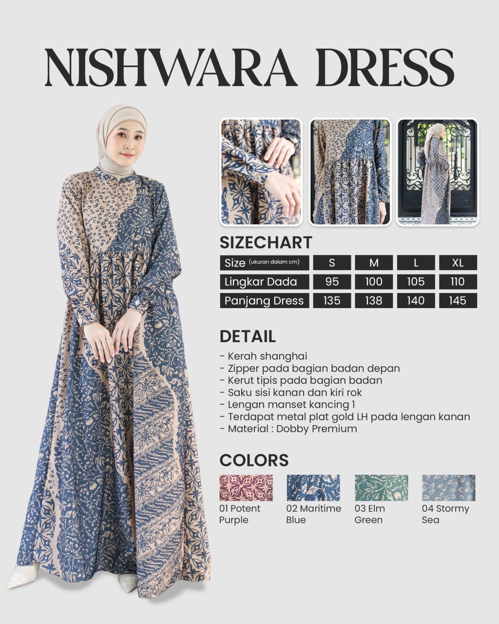 Nishwara Dress & Maheer Kemeja Couple