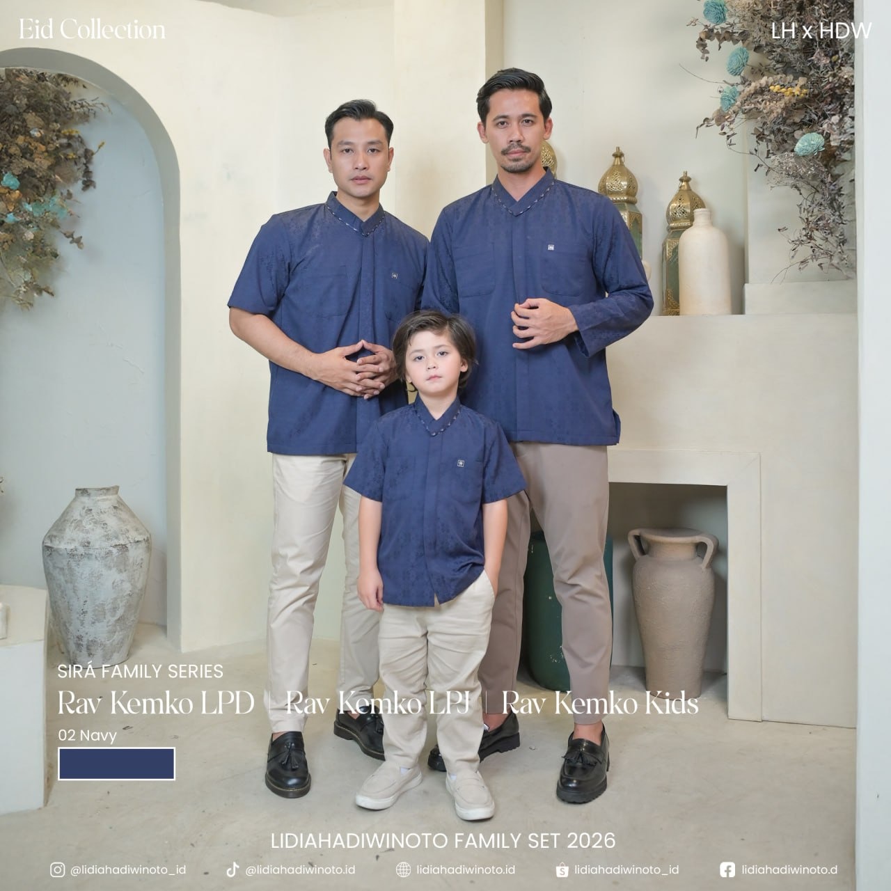 Sira Family 02 Navy (Sarimbit LH 2026)