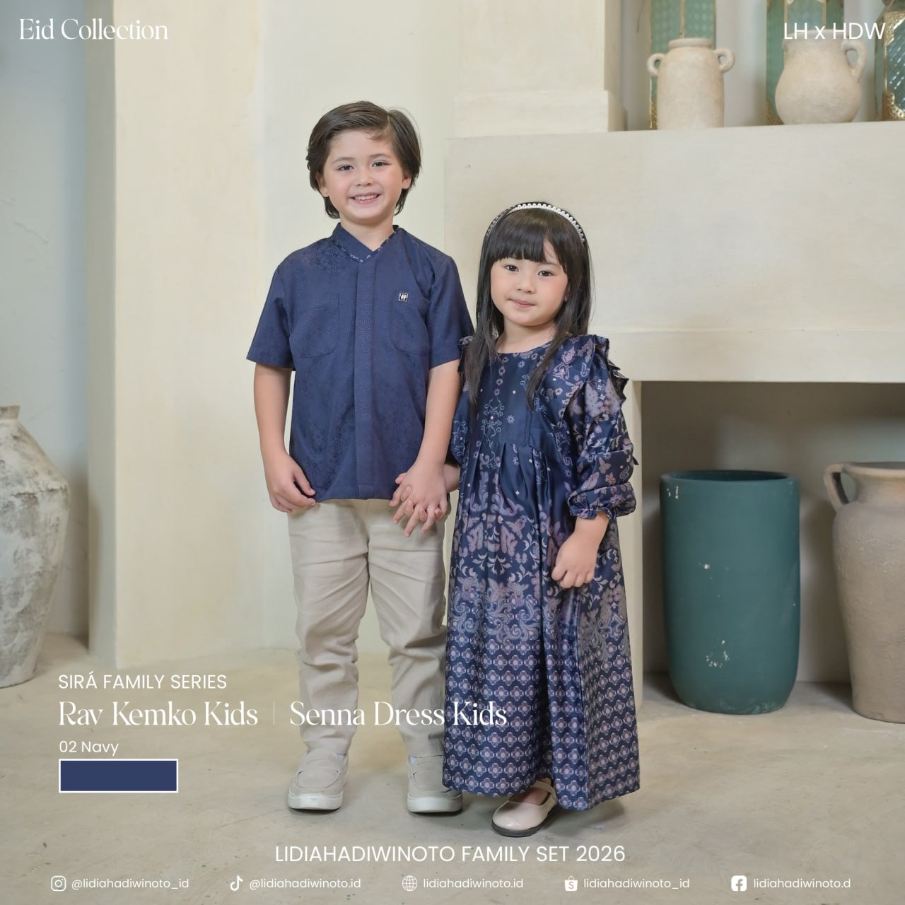 Sira Family 02 Navy (Sarimbit LH 2026)