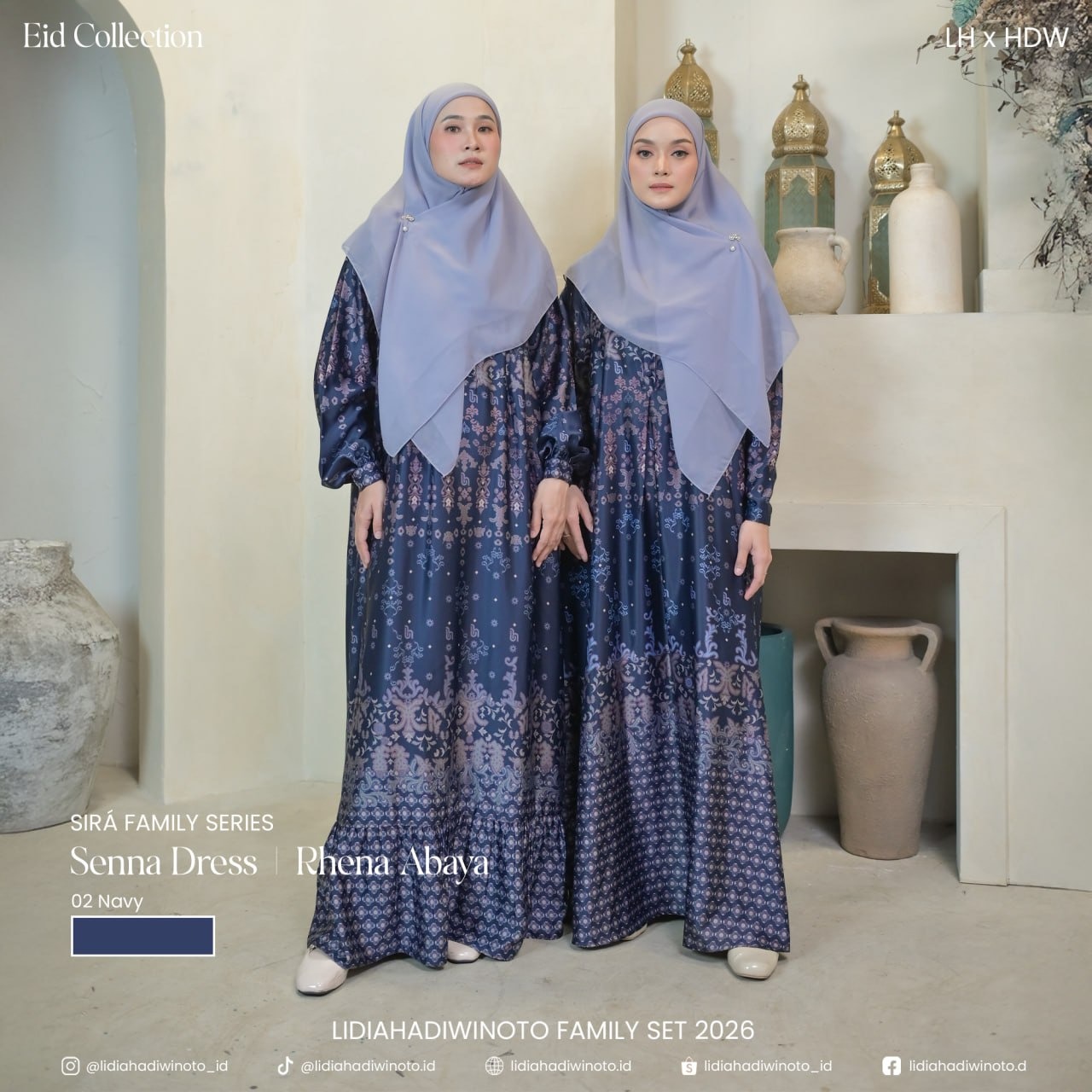 Sira Family 02 Navy (Sarimbit LH 2026)