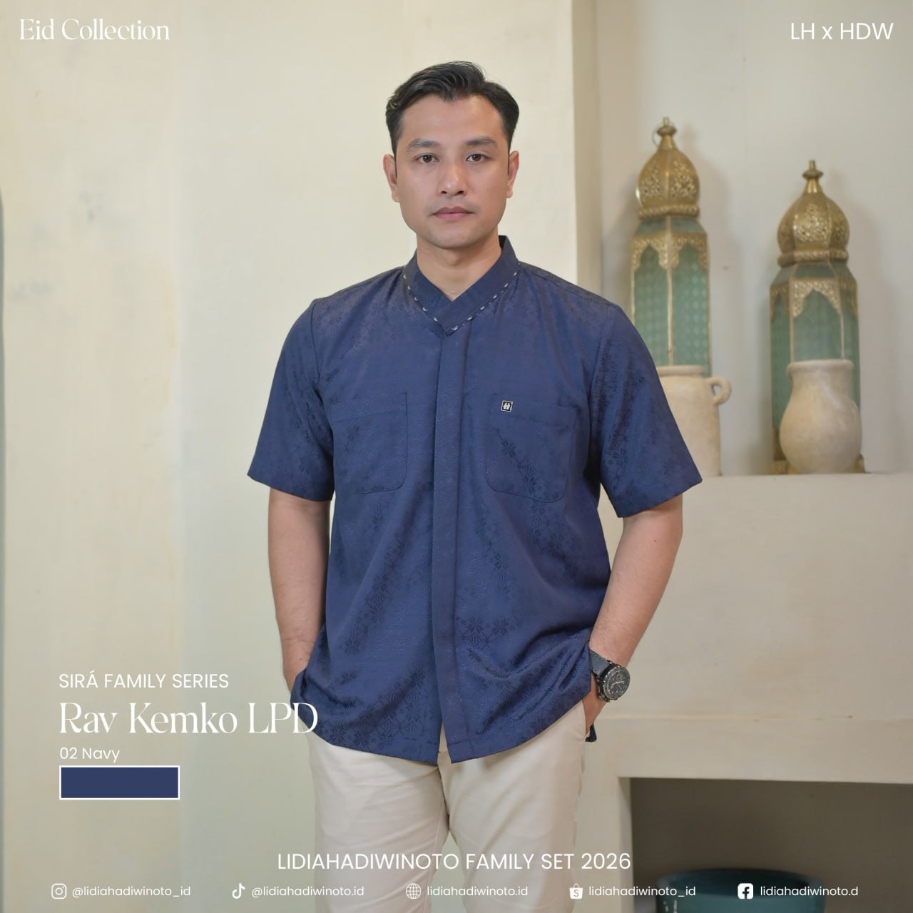 Sira Family 02 Navy (Sarimbit LH 2026)