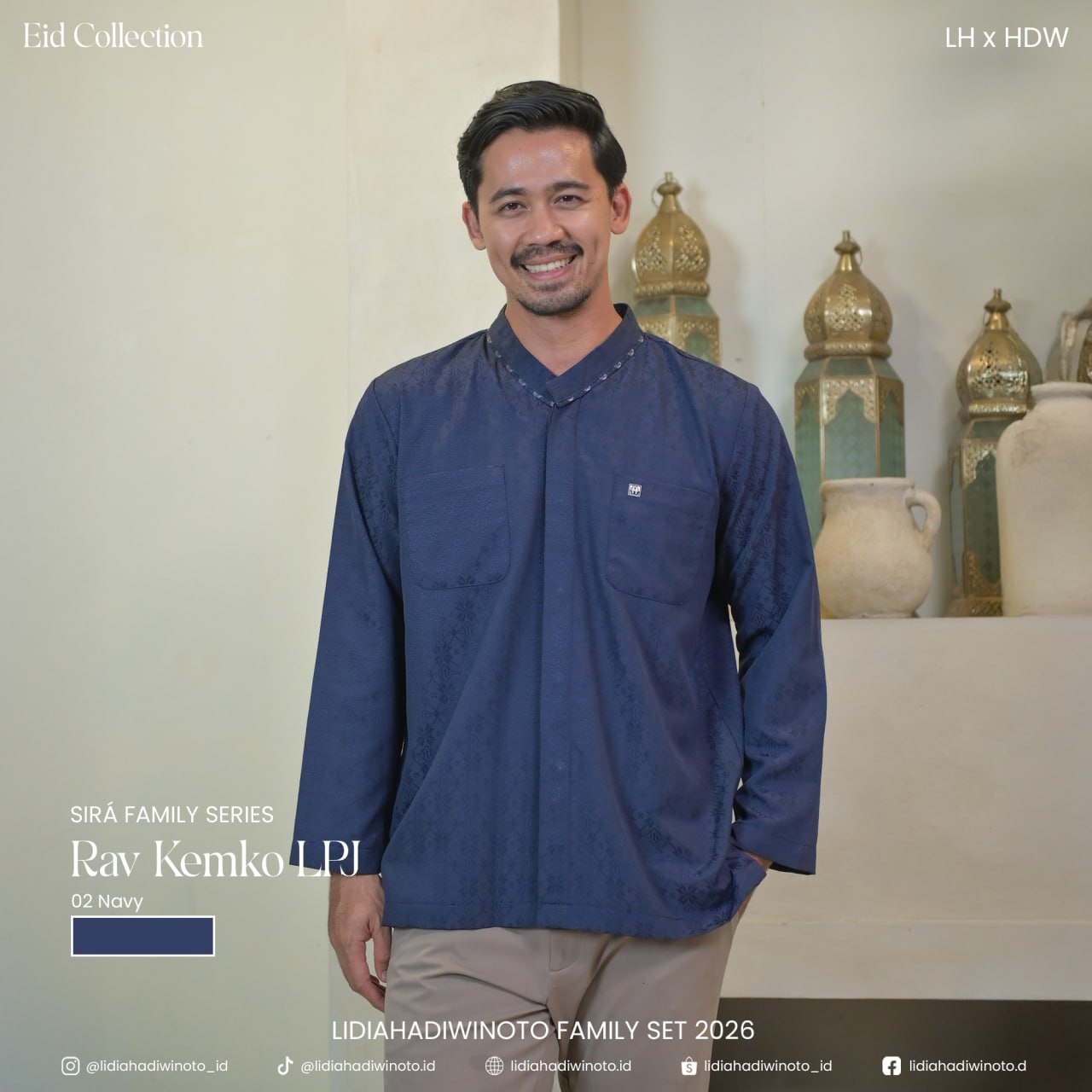 Sira Family 02 Navy (Sarimbit LH 2026)