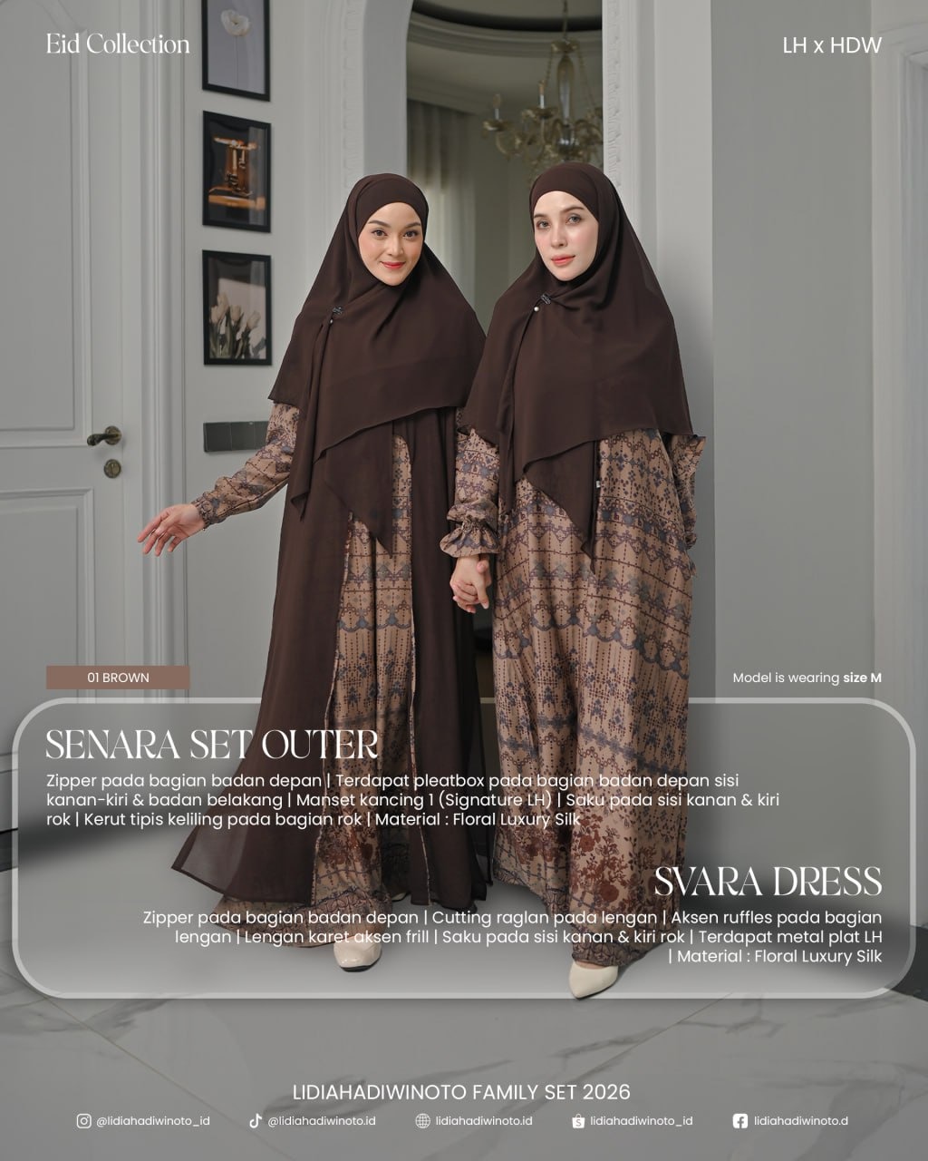 Arunika Family Set 01 Brown (Sarimbit LH 2026)