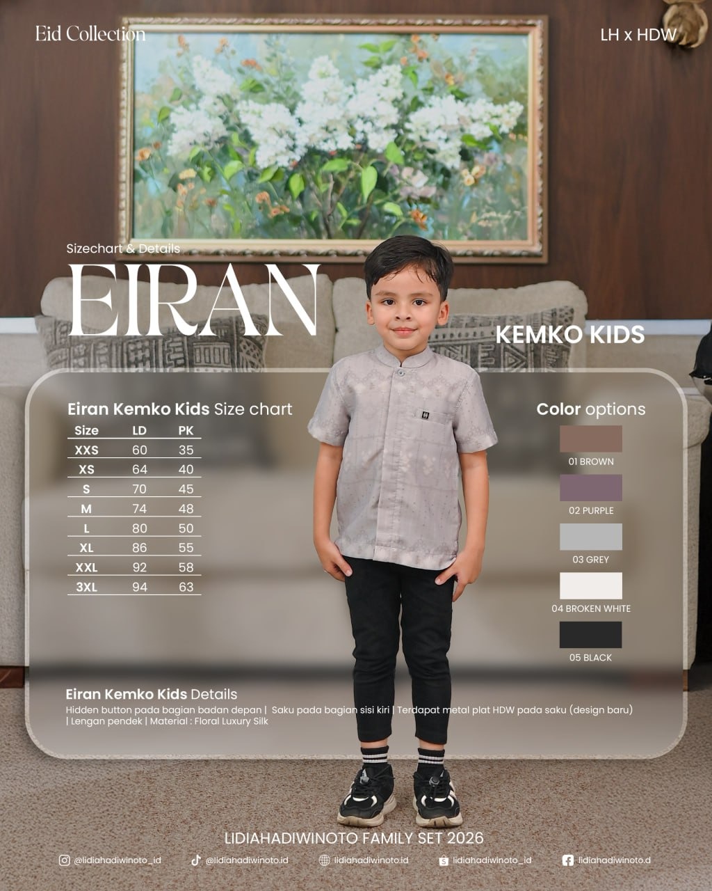Arunika Family Set 02 Purple (Sarimbit LH 2026)