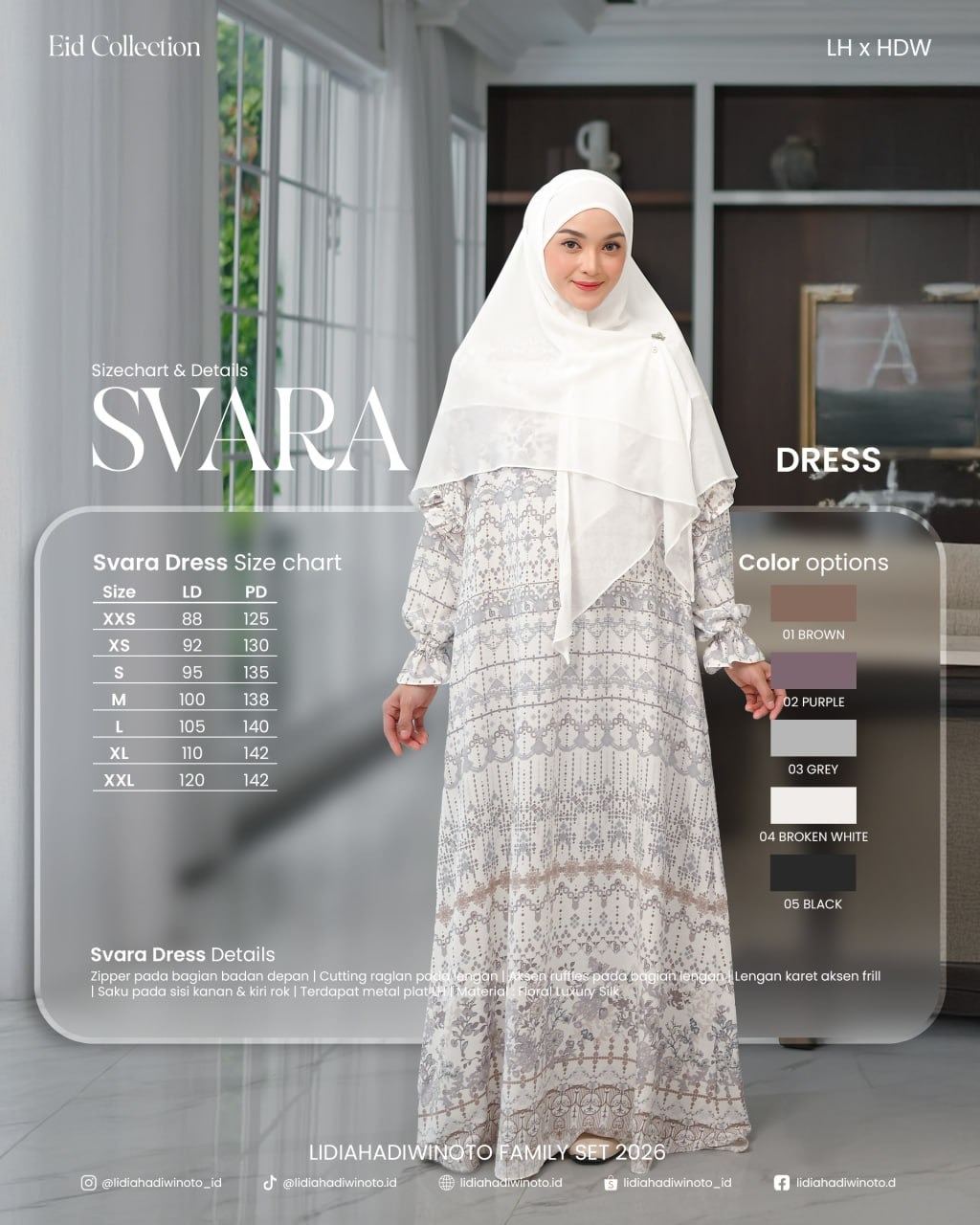 Arunika Family Set 03 Grey (Sarimbit LH 2026)