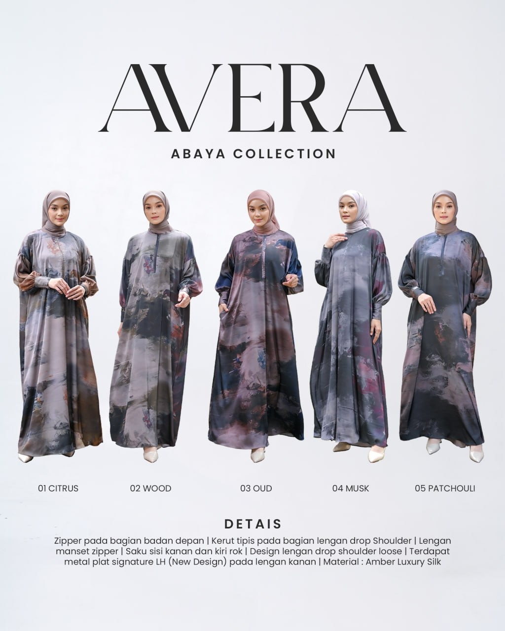 Avera Abaya & Arven Kemeja Couple