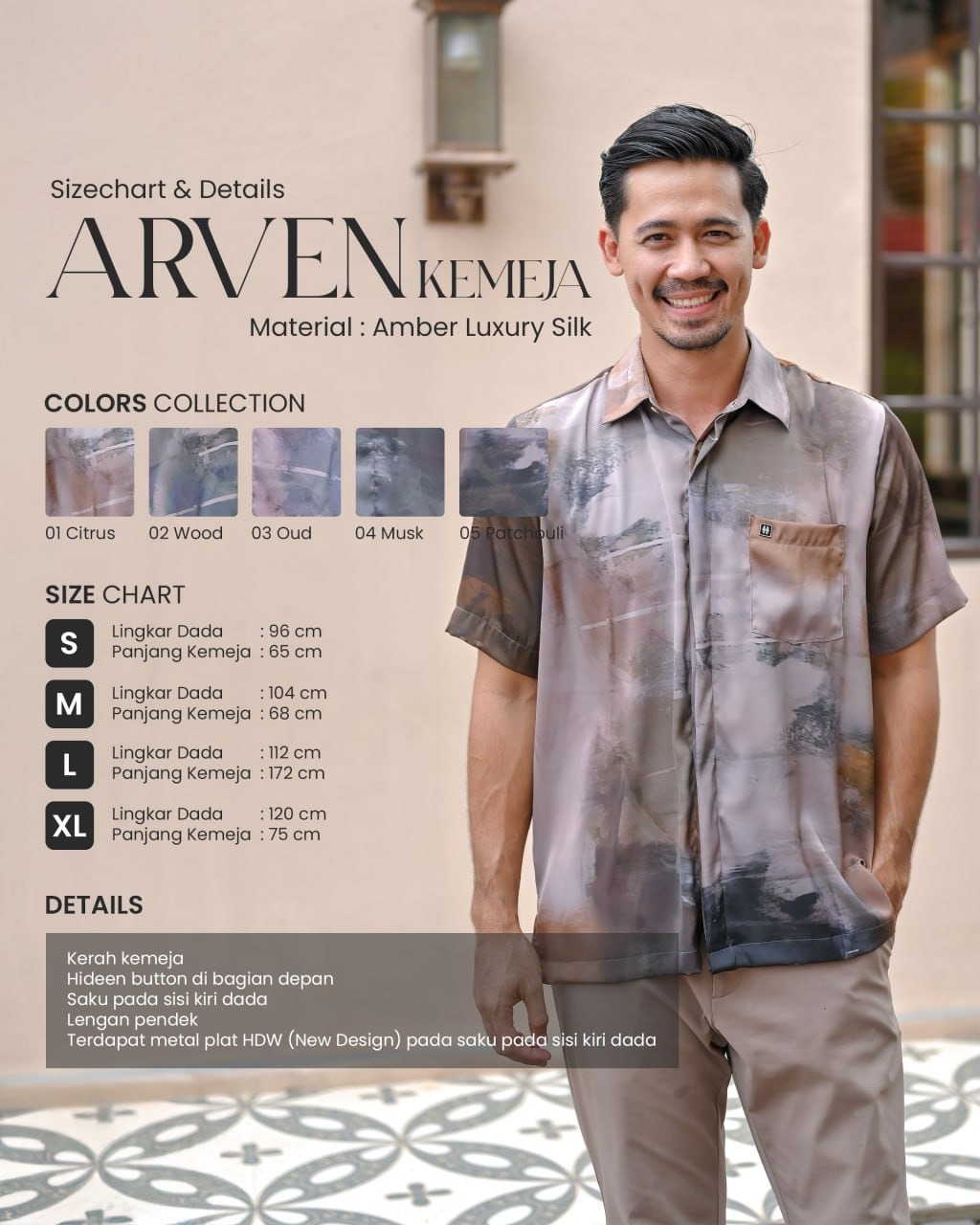 Avera Abaya & Arven Kemeja Couple