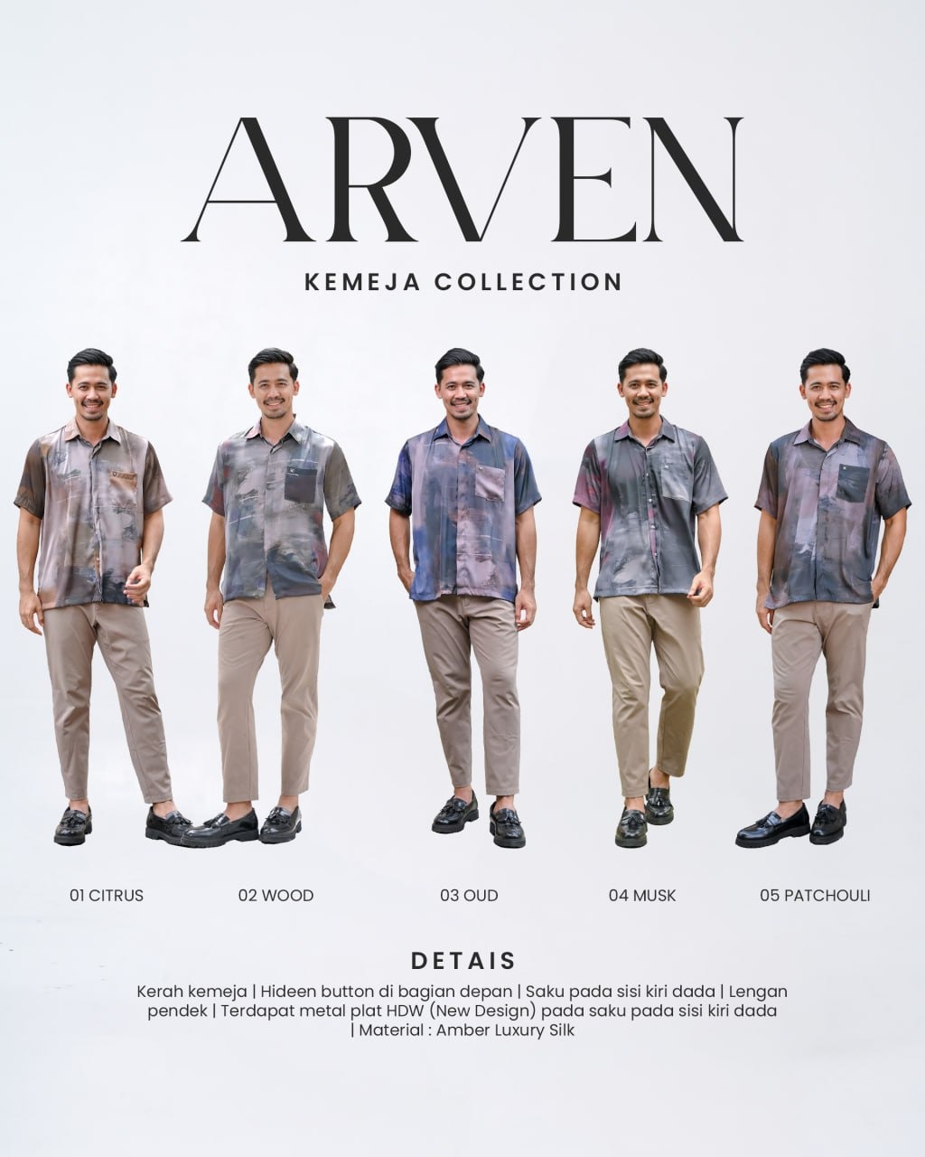 Avera Abaya & Arven Kemeja Couple
