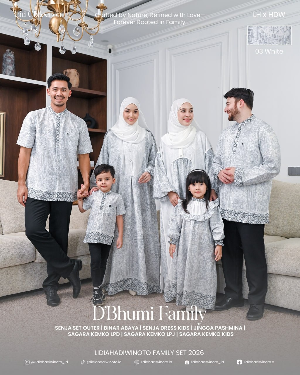 Dbhumi Family Set 03 White (Sarimbit LH 2026)