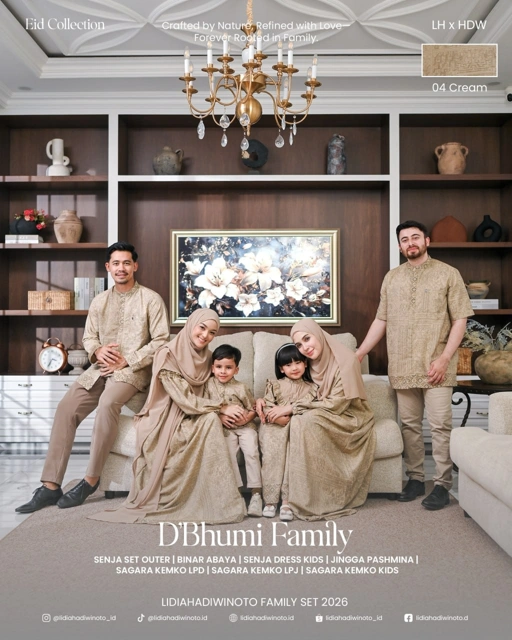 Image of Dbhumi Family Set 04 Cream (Sarimbit LH 2026)