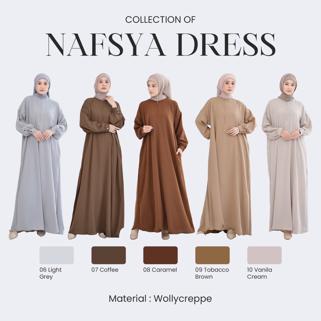 NAFSYA DRESS (KODE 06-10)