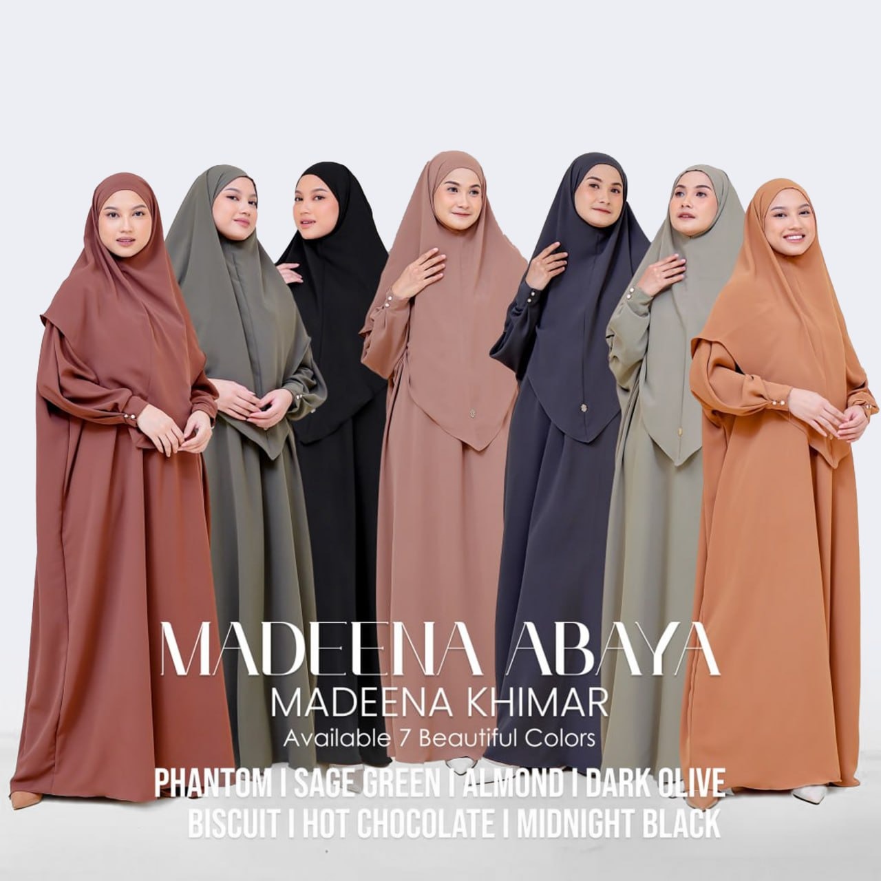 MADEENA ABAYA SET KHIMAR