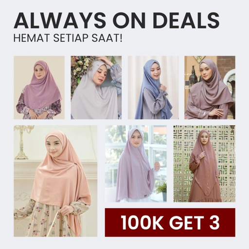 Image of 100K GET 3 HIJAB GARAGE SALE
