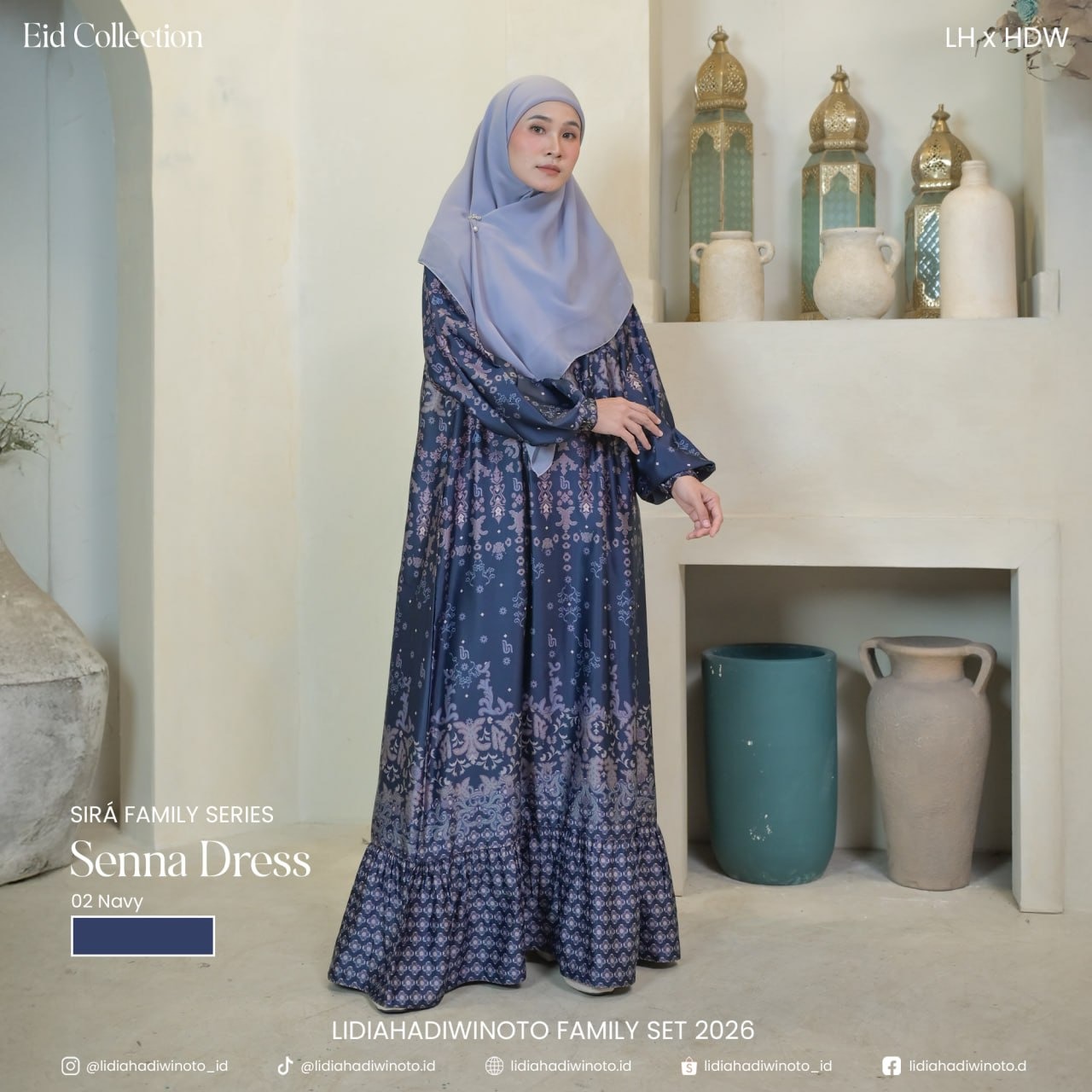 Sira Family 02 Navy (Sarimbit LH 2026)