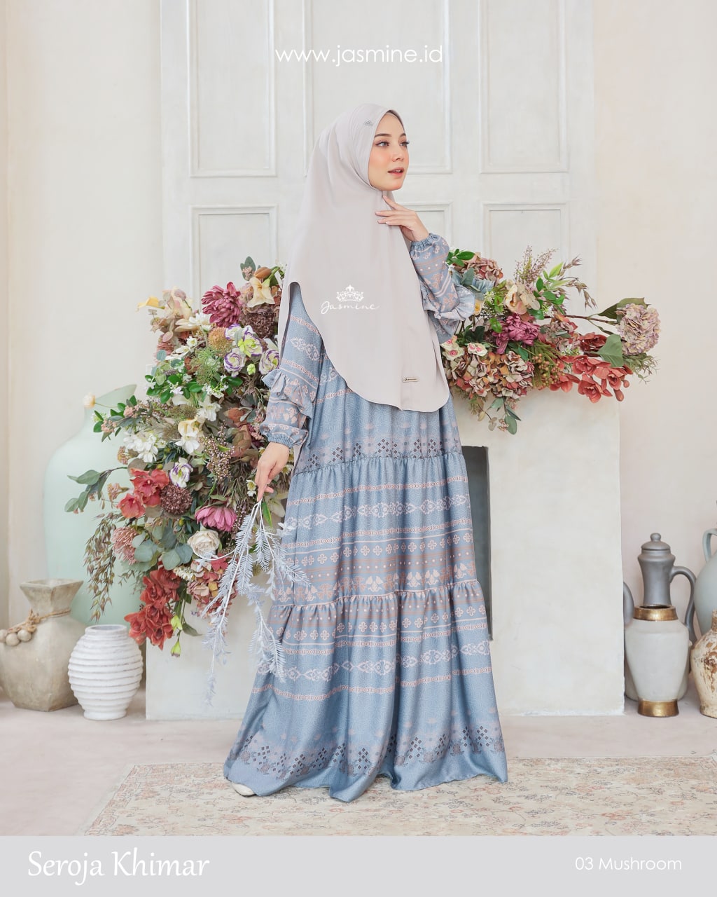 Seroja Khimar Dewasa