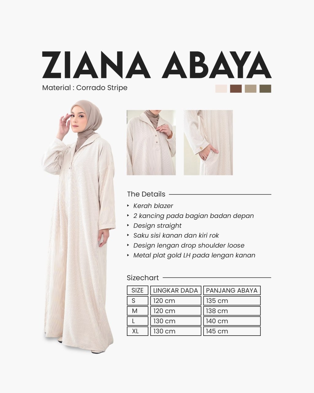 Ziana Abaya & Zidan Kemeja Couple