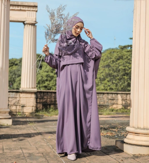 Image of ZYRA ABAYA SET PASHMINA