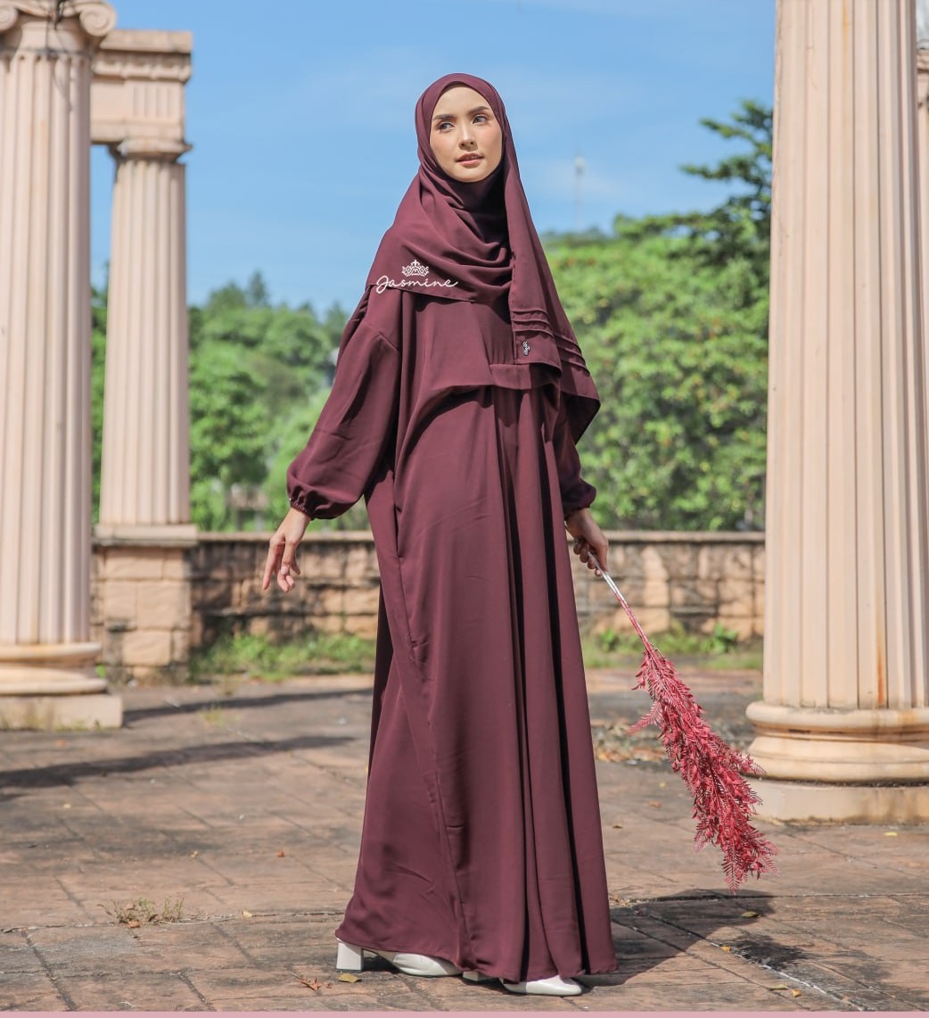 ZYRA ABAYA SET PASHMINA