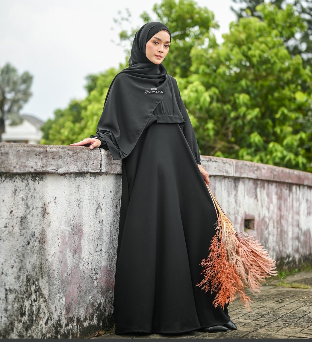 ZYRA ABAYA SET PASHMINA