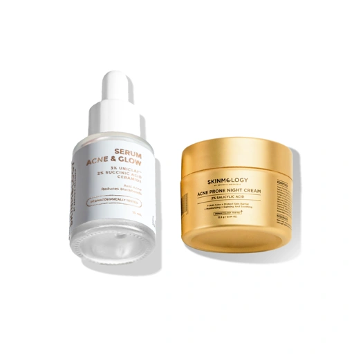 Image of Skinmology - Bundling Acne Prone Night Cream + Serum Acne & Glow
