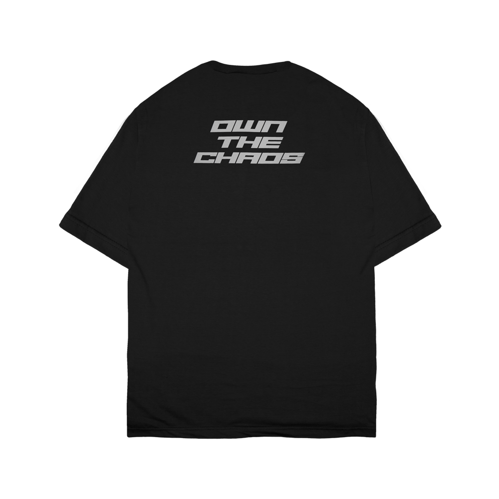 EVIL TSHIRT OVERSIZED - PEEONEER E26 BLACK