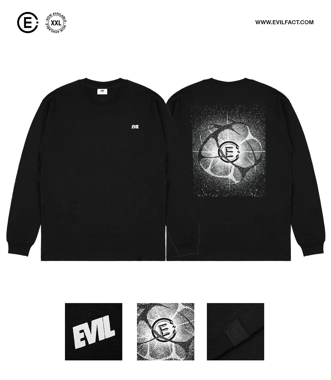 EVIL TSHIRT LONGSLEEVE - OMNIUM I25 BLACK