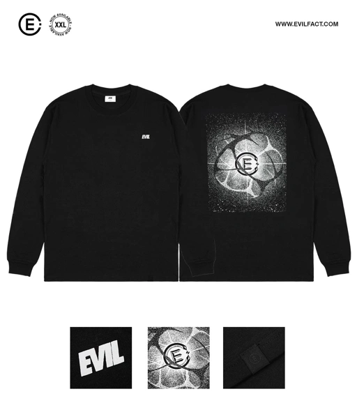 Image of EVIL TSHIRT LONGSLEEVE - OMNIUM I25 BLACK