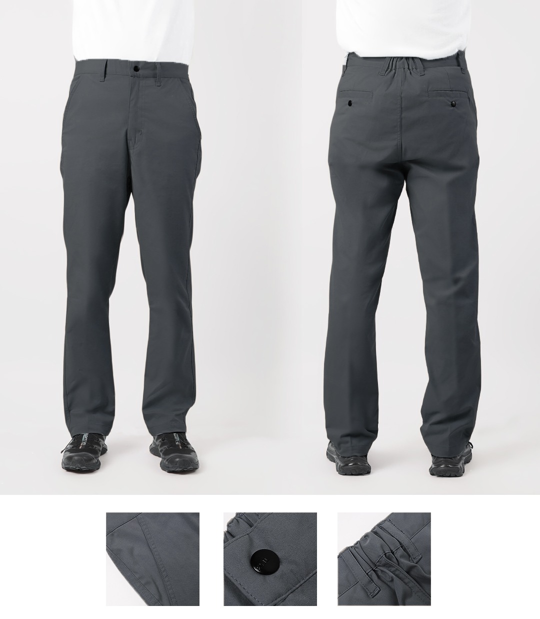 EVIL LONG CHINO - ANTISTAR C26 DARK GREY