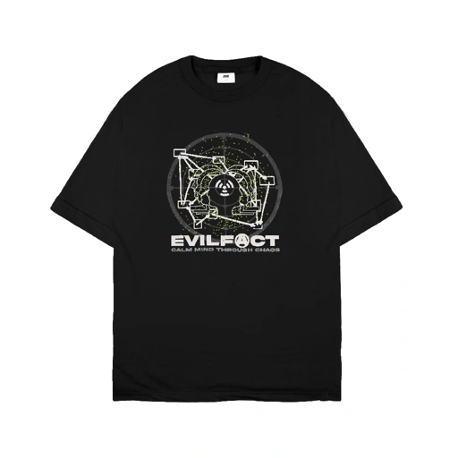 EVIL TSHIRT OVERSIZED - DHIESA F26 BLACK